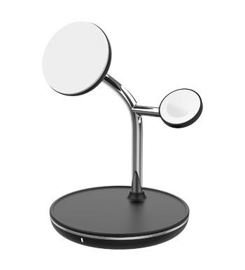 3-in-1 Qi2 Upright Wireless Charger