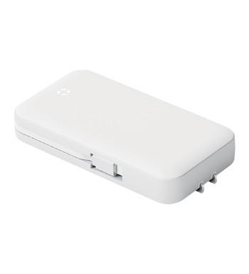 10,000mAh Power Bank with Built-in AC Wall Plug and Cable