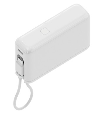 Mini PD30W Power Bank with Built-in Cable