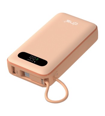 Portable Power Bank with USB-C Braided Cable