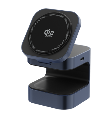 Qi2 25W 2-in-1 Wireless Charger